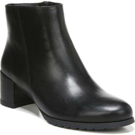 ナチュラライザー Naturalizer Womens Bay Black Leather Ankle Boots Shoes 10 Wide (C D W) レディース