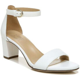 ナチュラライザー Naturalizer Womens Vera White Pumps Heel Sandals Shoes 7 Wide (C D W) レディース