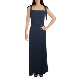 ドレッシーコレクション Dessy Collection by Vivian Diamond Womens Navy Evening Dress Gown 4 レディース