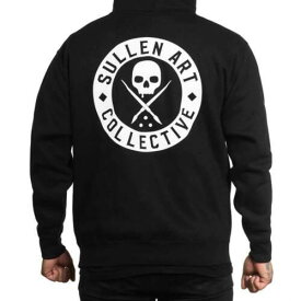 Sullen Men's Classic Black Long Sleeve Pullover Hoodie Clothing Apparel Tatto... メンズ