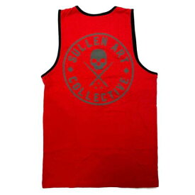 Sullen Men's Forever Sleeveless Tank Top Shirt Red Clothing Apparel Tattoo Sk... メンズ