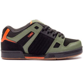 ディーブイエス DVS Men's Celcius Black/Olive/Orange Low Top Sneaker Shoes Clothing Apparel S... メンズ