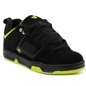 ディーブイエス DVS Men's Gambol Black Lime Nubuck Low Top Sneaker Shoes Clothing Apparel Ska... メンズ