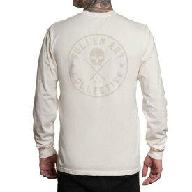 Sullen Men's Ever Antique White Long Sleeve T Shirt Clothing Apparel Tattoo S... メンズ