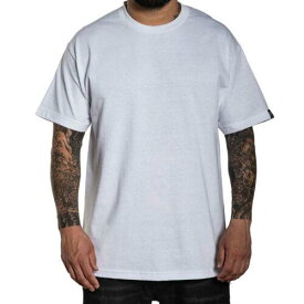 Sullen Men's Solid Standard Short Sleeve T Shirt White Clothing Apparel Tatto... メンズ