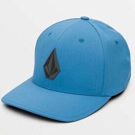 ボルコム Volcom Men's Stone Blue Flexfit Hat Clothing Apparel Snowboarding Skate Surfi... メンズ