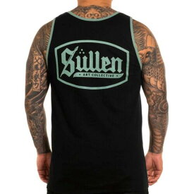 Sullen Men's Lincoln Premium Black Sleeveless Tank Top Shirt Clothing Apparel... メンズ