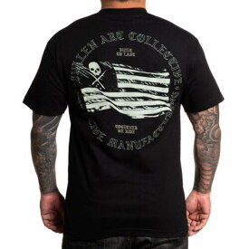 Sullen Men's Banner Standard Black Short Sleeve T Shirt Clothing Apparel Tatt... メンズ