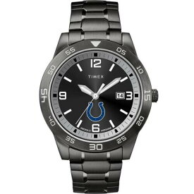 タイメックス Timex Men's Acclaim Colts Black Analog Watch Timepiece Active Sports Casual W... メンズ