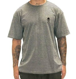 Sullen Men's Standard Issue Short Sleeve T Shirt Heather Gray Skull Clothin... メンズ