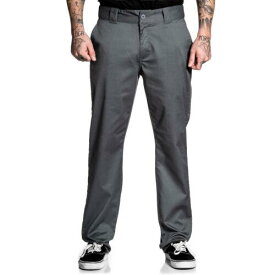 Sullen Men's 925 Chino Pants Gray Clothing Apparel Tattooed Skull Dope Good Q... メンズ