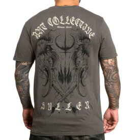 Sullen Men's Taurus Premium Pewter Short Sleeve T Shirt Clothing Apparel Tatt... メンズ