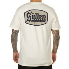 Sullen Men's Lincoln Fill Premium Short Sleeve T Shirt Antique White Clothing... メンズ