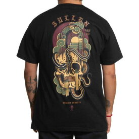 Sullen Men's Afterlife Standard Black Short Sleeve T Shirt Clothing Apparel T... メンズ