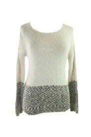 Styleco Inc International Concepts Black White Marled Colorblocked Sweater L レディース