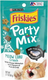 Friskies Party Mix Crunch Treats Meow Luau 2.1 oz ユニセックス
