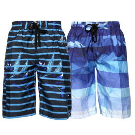 Men's Swim Shorts Trunks Surf Beach Pocket Relaxed Fit Polyester Original Deluxe メンズ