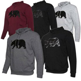 Original Deluxe Mens Sweatshirt Pullover Hoodie Embroidered Bear Long Sleeve Pocket Sweater メンズ