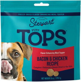 Stewart Freeze Dried Dog Food Topper PuffTops Made in USA with Real Bacon ユニセックス