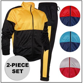 Men's 2-Piece Jacket and Pants Jogger Set Original Deluxe メンズ