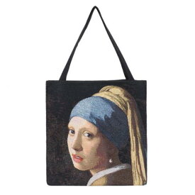 Signare USA Inc Girl With A Pearl Earring Foldable Gusset Shopping Bag メンズ