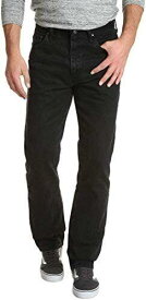 ラングラー Wrangler Authentics Mens Classic 5-Pocket Relaxed Fit Cotton Jean Black 42 x 30 メンズ