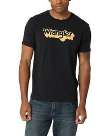 ラングラー Wrangler Wrangler Mens Kabel Logo T-sh Washed Black S BLACK Size SML MEDREG メンズ