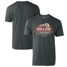 Checkered Flag Sports チェッカード フラッグ Men's Checkered Flag Heathered Charcoal Austin Dillon Vintage Rookie T-Shirt メンズ