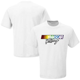 チェッカード フラッグ Men's Checkered Flag Sports White NASCAR Racing T-Shirt メンズ