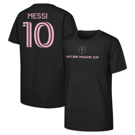 Outerstuff アウタースタッフ Preschool Lionel Messi Black Inter Miami CF Name & Number T-Shirt ユニセックス