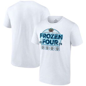 2023/12/25 Men's Fanatics White 2024 NCAA Men's Ice Hockey Frozen Four Blind Pass T-Shirt メンズ