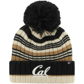 フォーセヴン Women's '47 Khaki Cal Bears Barista Cuffed Knit Hat with Pom レディース