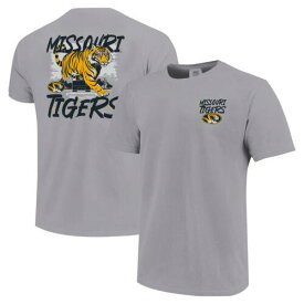 Image One イメージ ワン Youth Gray Missouri Tigers Hyperlocal Comfort Colors T-Shirt ユニセックス
