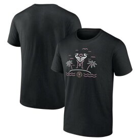 2023/12/25 Men's Fanatics Black Inter Miami CF Hometown Collection Logo T-Shirt メンズ