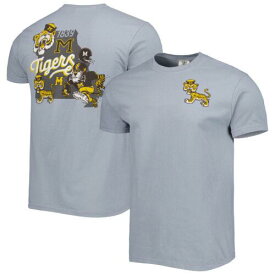 Image One イメージ ワン Men's Graphite Missouri Tigers Vault State Comfort T-Shirt メンズ