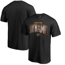 2023/12/25 Men's Fanatics Black Houston Dynamo Arch Smoke T-Shirt メンズ