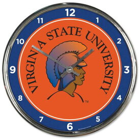 ウィンクラフト WinCraft Virginia State Trojans Team Chrome Wall Clock ユニセックス