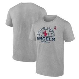 2023/12/25 Men's Fanatics Heather Gray Los Angeles Angels 2024 MLB Spring Training T-Shirt メンズ