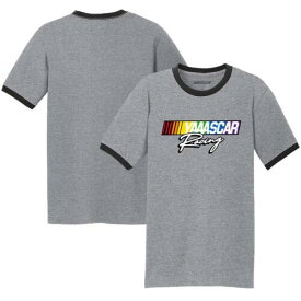 チェッカード フラッグ Men's Checkered Flag Sports Gray NASCAR Racing T-Shirt メンズ