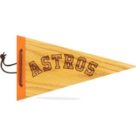Pillbox Bat Company Houston Astros 7 x 12 Wood Pennant ユニセックス