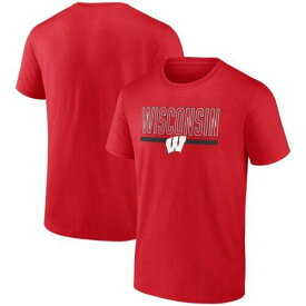 Men's Profile Red Wisconsin Badgers Big & Tall Team T-Shirt メンズ