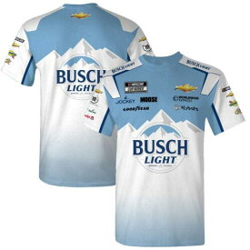 チェッカード フラッグ Men's Checkered Flag Sports Light Blue/White Ross Chastain Busch Light Uniform メンズ