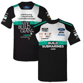チェッカード フラッグ Men's Checkered Flag Sports Black Brad Keselowski BuildSubmarines.com Uniform メンズ