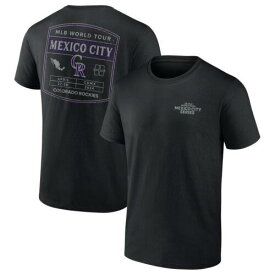 2023/12/25 Men's Fanatics Black Colorado Rockies 2024 MLB World Tour Mexico City Series メンズ