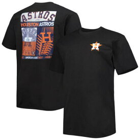 Profile Men's Black Houston Astros Two-Sided T-Shirt メンズ