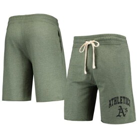 コンセプト スポーツ Men's Concepts Sport Heathered Olive Oakland Athletics Mainstream Tri-Blend メンズ