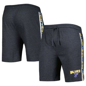 コンセプト スポーツ Men's Concepts Sport Charcoal St. Louis Blues Team Stripe Shorts メンズ