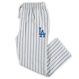 コンセプト スポーツ Men's Concepts Sport White/Royal Los Angeles Dodgers Big & Tall Pinstripe Sleep メンズ