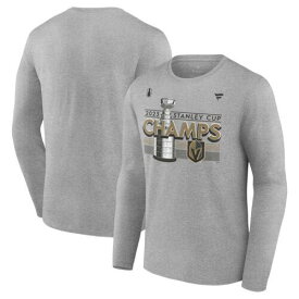 Men's Fanatics Heather Gray Vegas Golden Knights 2023 Stanley Cup Champions メンズ