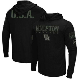 コロセウム Men's Colosseum Black Houston Cougars OHT Military Appreciation Hoodie Long メンズ